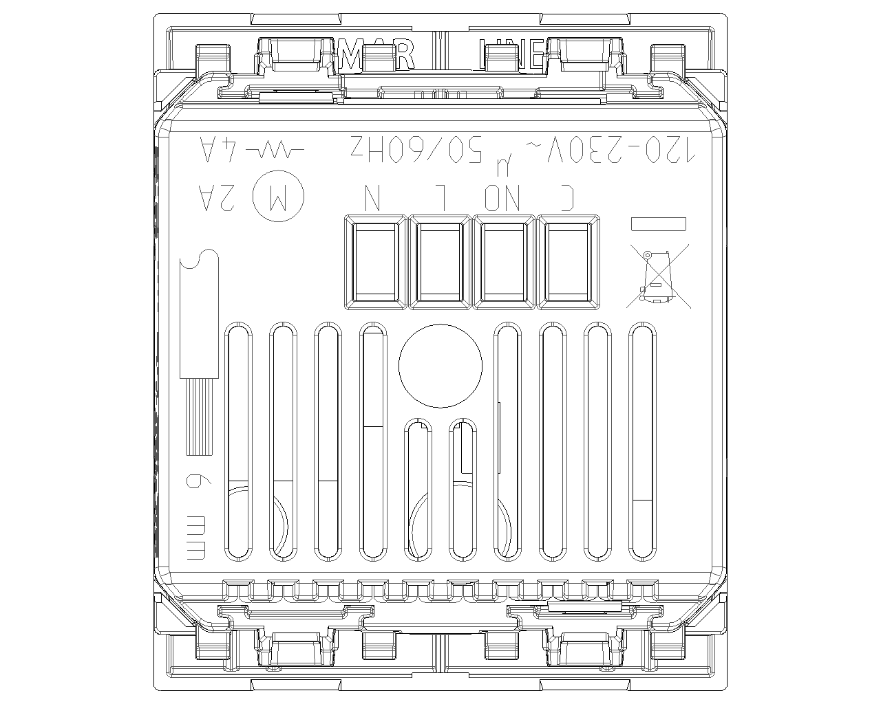 Interruttore elettronico a badge verticale alimentazione 120-230 V~ Vimar Linea bianco-nero-canapa 30403.B/G/C Interruttore elettronico a badge verticale alimentazione 120-230 V~ Vimar Linea bianco-nero-canapa 30403.B/G/C